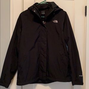 North Face Black Hyvent Jacket